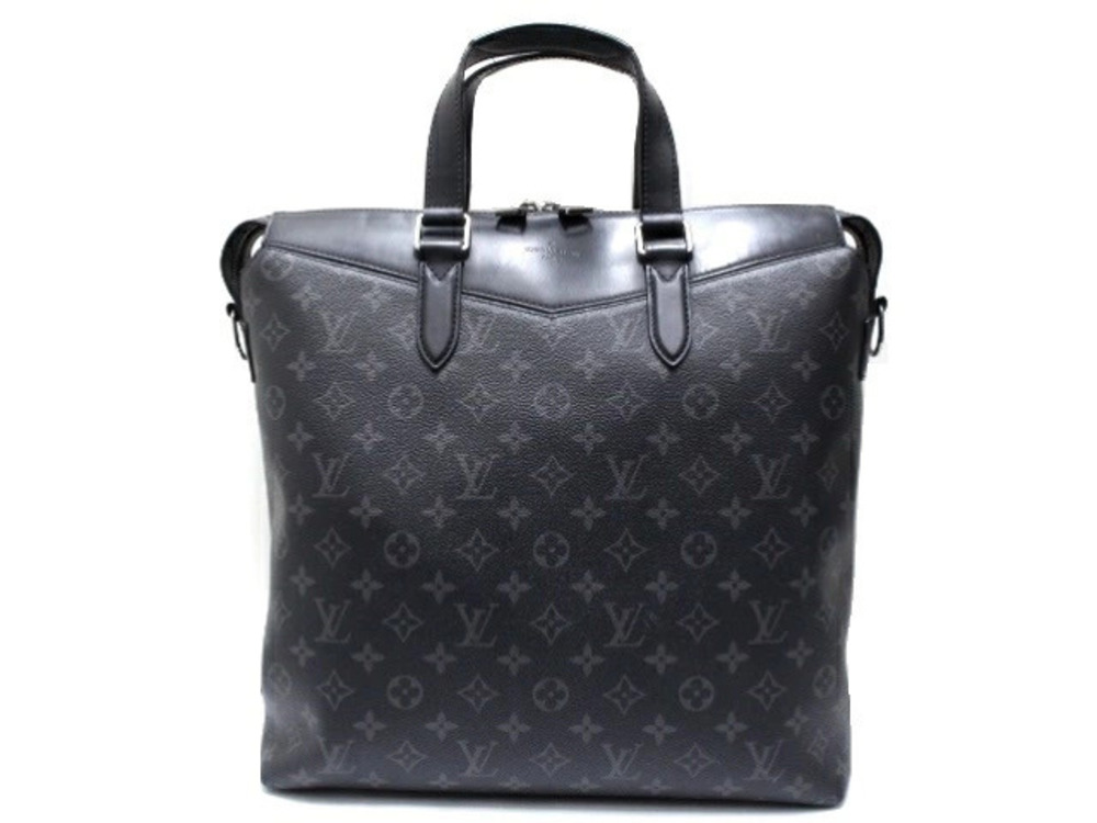 LOUIS VUITTON Tote Explorer Bag Shoulder Monogram Eclipse Black